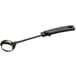 A black and silver Vollrath Spoodle with a Grip 'N Serve handle.