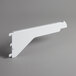 A white metal Avantco air curtain shelf bracket.