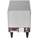 A Hatco compact booster heater with a rectangular metal box on legs.