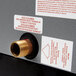 a close-up of a brass pipe