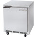 Beverage Air UCR27Y 27 inch Shallow Depth Undercounter Refrigerator - 6.2 Cu. Ft.