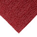 a close-up of a red woven fabric