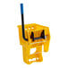 A yellow plastic Lavex mop bucket side press wringer.