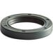 An Avantco Oil Seal for an MX40 mixer, a black rubber ring with a grey round center.