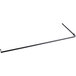 A black metal gas manifold rod.