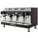 A black and silver Astra M3013 Mega III Automatic Espresso Machine on a white background.