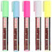 A group of markers in different colors with a white background.