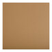 A Lancaster Table & Seating cross back chair with light brown vinyl padding on the seat.