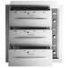 A ServIt triple built-in drawer warmer with a white background.