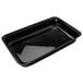 A black rectangular Delfin acrylic market tray.