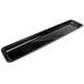 A black rectangular Delfin market tray with a black rim and handles.