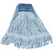 Continental Wilen A05103 32 oz. Large Blue Blend Loop End Mop Head with 5 inch Band