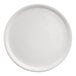 A RAK Porcelain ivory porcelain pizza plate with a round rim.