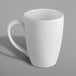 A RAK Porcelain ivory porcelain mug with a handle on a white background.