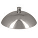 A silver dome-shaped RAK Porcelain gourmet plate cover.