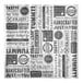 White deli wrap paper with black typography reading "Deli Sandwich"
