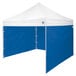 a blue fabric on a white surface