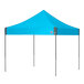 An E-Z Up Splash Canopy with a steel gray frame.