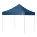 A royal blue E-Z Up canopy with a white frame.