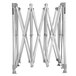 A royal blue E-Z Up canopy with a clear aluminum frame.