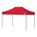 An E-Z Up Punch Canopy with a steel gray frame.