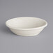 A Tuxton eggshell white china monkey dish.