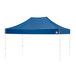 A royal blue E-Z Up canopy with a white frame.