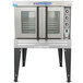 Bakers Pride BCO-G1 Cyclone Series Natural Gas Single Deck Full Size Convection Oven with Legs - 60,000 BTU