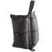 A set of four black Backyard Pro weight bags with straps.