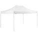 a white tent with a white background