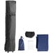 A navy blue Backyard Pro Courtyard Series canopy bag with a white background.