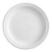 a close-up of a white plate