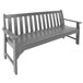 POLYWOOD GNB60GY Slate Grey 60 1/2 inch x 24 inch Vineyard Bench