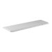 A white rectangular Cambro Camshelving® kit with vented and solid shelves.