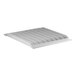 A white plastic grid with vented shelves.