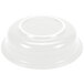 A white Fiesta china bowl with a round base.