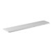 A white rectangular Camshelving® stationary shelf kit with 3 vented shelves and 1 solid shelf.