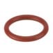a close-up of a red ring