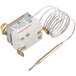 A white Galaxy hi-limit thermostat with wires.