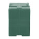 A close-up of a green Cambro Ultra Pan Carrier.