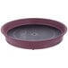 a close-up of a purple pan