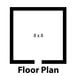 A black square with white text that says "Norlake Kold Locker 8' x 8' x 6' 7" Outdoor Walk-In Cooler"