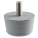 A round metal object with a screw head.