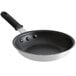 A close-up of a black Choice 7" aluminum non-stick fry pan.