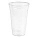 A Dart clear plastic cup.