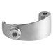 A silver metal pusher guide assembly for a Robot Coupe CL50 Series with a white screw.