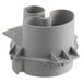 A grey plastic Robot Coupe continuous feed lead with two holes.