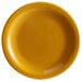 A yellow Libbey Cantina porcelain plate.