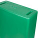a green rectangle object with two holes