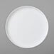 A white Villeroy & Boch round porcelain platter with a rim.